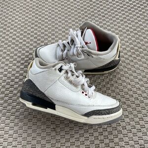 Jordan 3 white cement reimagined size 6y